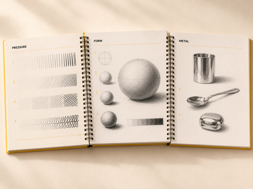 Interactive Guided Drawing Workbook