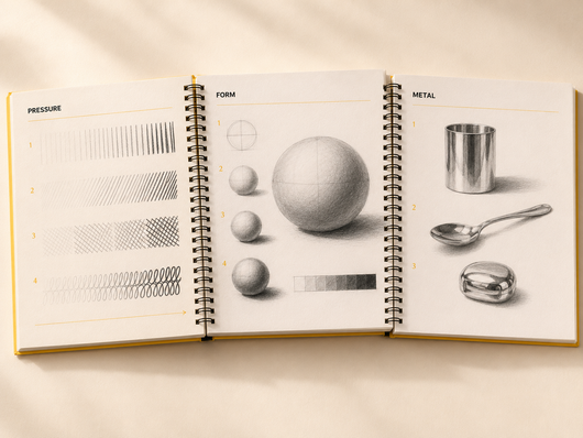 Interactive Guided Drawing Workbook