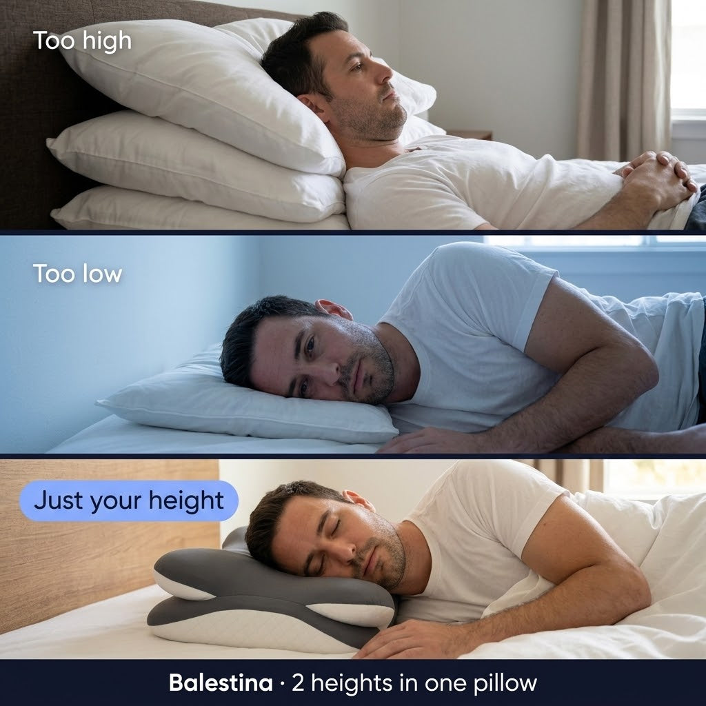 One pillow height