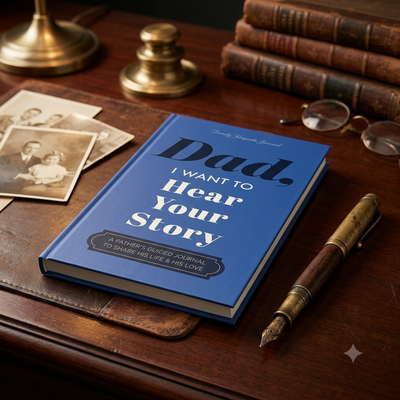 Parental Legacy Keepsake Set: Guided Story Journals for Mom & Dad