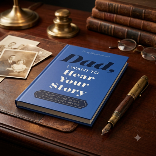 Parental Legacy Keepsake Set: Guided Story Journals for Mom & Dad