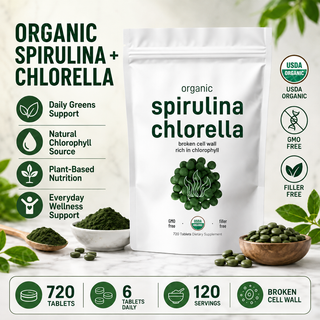 Organic Spirulina & Chlorella
