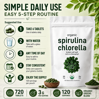 Organic Spirulina & Chlorella